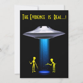 Invitation 50e anniversaire 👽 UFO Alien parti d'enlèvement