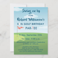 50E FÊTE D'ANNIVERSAIRE DE GOLF AVEC LE TEMPS