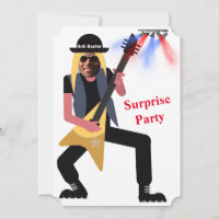 50th Mens 🎸 🤣 Rockstar Anniversaire Guitare Funk