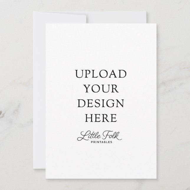 Invitation 5 x 7" (Devant)