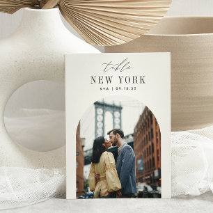 Invitation 5x7 Mariage Voyage Destination Numéro de la photo