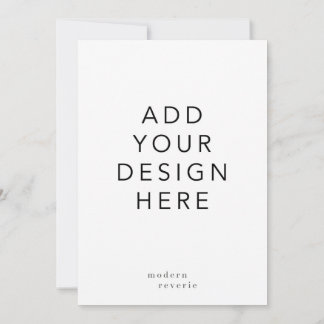 Invitation 5x7 pouces