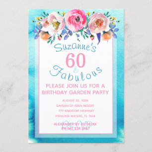 Invitation 60 et Fabuleux Soixantième anniversaire