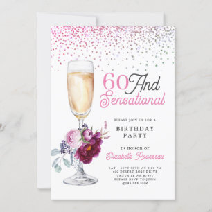 Invitation 60 Et Fête D'Anniversaire Sensationnelle