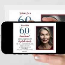 60 et fête sensationnelle d'anniversaire