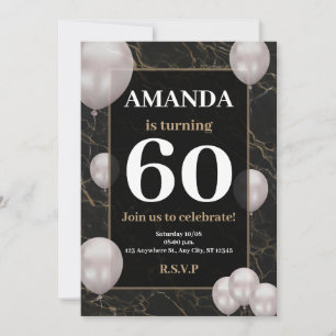 Invitation 60e anniversaire