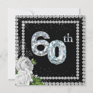 Invitation 60e anniversaire du Mariage Diamond
