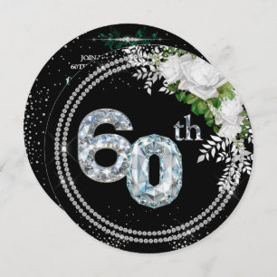 Invitation 60e anniversaire du Mariage Diamond