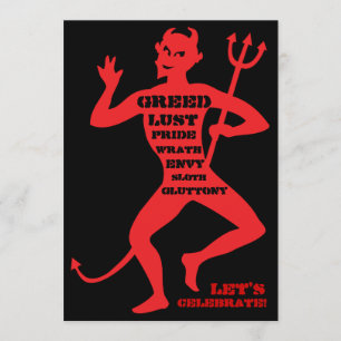 Invitation 60e anniversaire - Enfer d'une fête