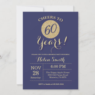 Invitation 60e anniversaire Marine et Parties scin