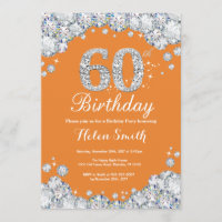 60e anniversaire Orange et Silver Diamond