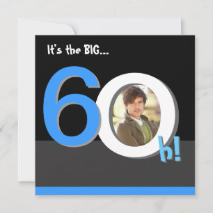 Invitation 60e Big 6Oh! Fête d'anniversaire Modèle photo