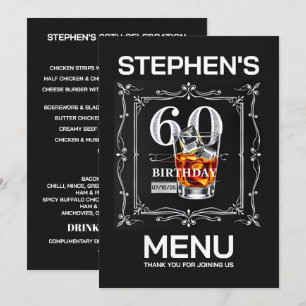 Invitation 60e menu