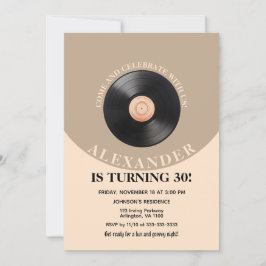 Invitation 60s Retro Super Adulte fête d'anniversaire n'impor