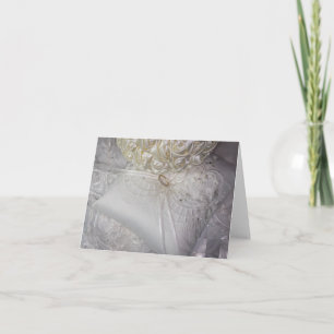 Invitation 6538-Oreiller Porte-Alliance avec Alliance sur le 