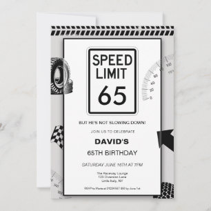 Invitation 65e anniversaire de la Limite de Vitesse