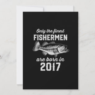 Invitation 6 Year Old Fisherman Fishing 2017 6th Birthday