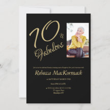 70 ans et Fabuleux | Élégant 70e Anniversaire