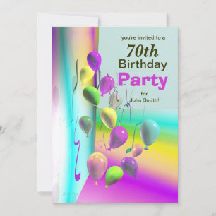Invitation 70e anniversaire du mur de ballons