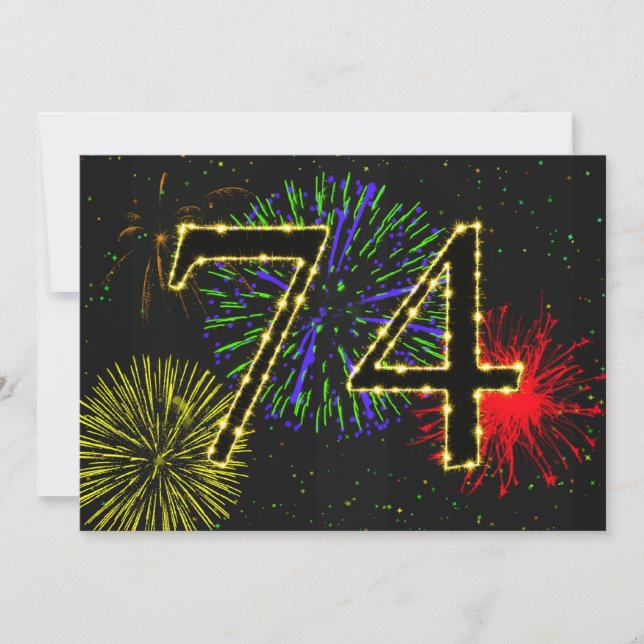 Invitation 74e anniversaire invitez (Devant)