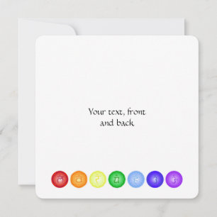 Invitation 7 chakras principaux en cercle