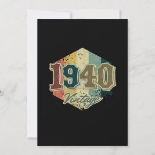 Invitation 80 e Birthday Celebration Poison 1940