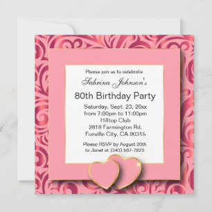 Invitation 80e anniversaire DO-IT-YOURSELF texte