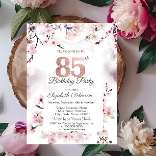 Invitation 85e anniversaire des cerisiers en fleurs