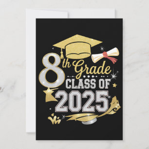 Invitation 8e Classe De 2025 Graduate Graduation