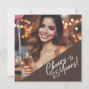 Invitation À 25 Ans de Fête d'Anniversaire