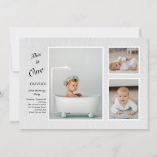 Invitation à 3 photos en gras