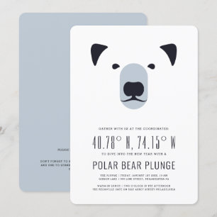 Invitation à déjeuner chaud et plongée à l'ours po