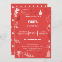 Invitation à Fiesta Navidad