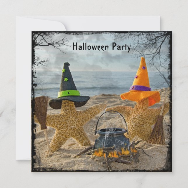 Invitation à Halloween Beach Party (Devant)