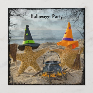 Invitation à Halloween Beach Party