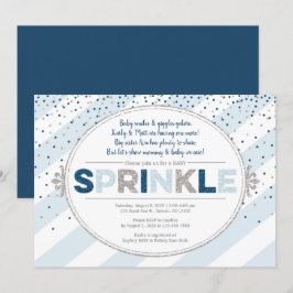 invitation à l' éperdition de bébé bleu marine arg