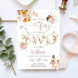 Invitation à la 2ème fête d'anniversaire de fée