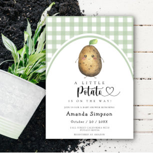 Invitation à la baby shower de Bébé Petite Pomme d