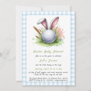Invitation à la baby shower de Pâques