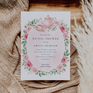 Invitation à la Baby Shower de Thé