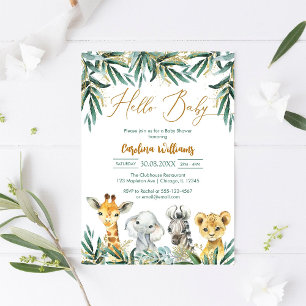 Invitation à la baby shower Oh Boy