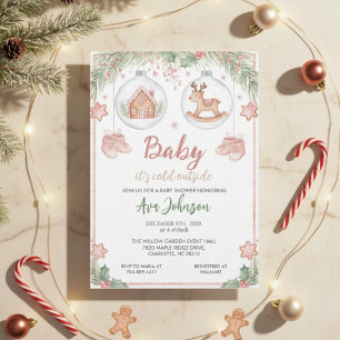 Invitation à la Baby Shower Ornement de Maison en