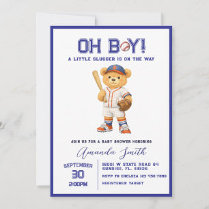Invitation à la baby shower pour garçon TOUTES ÉTO