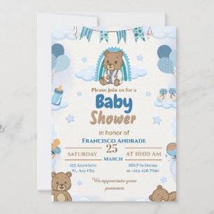 Invitation à la baby shower (style docteur) pour g