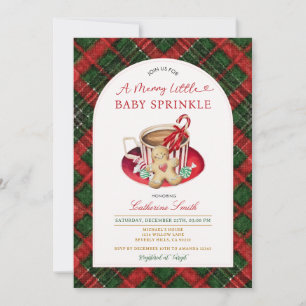 Invitation à la baby sprinkle au pain d'épice et a