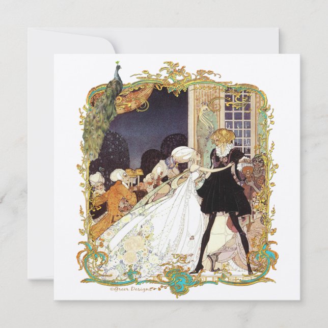 Invitation à la bille du 18e siècle (Devant)