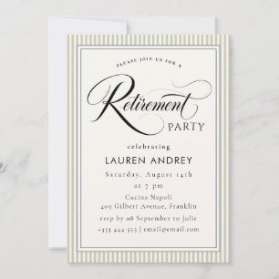 Invitation À la célébration de la retraite