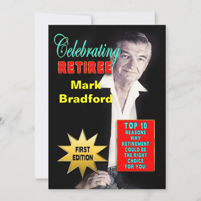 INVITATION À LA CÉLÉBRATION DE LA RETRAITE - COUVE (Devant)