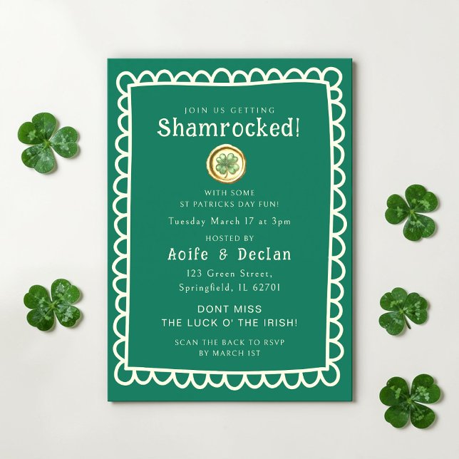 Invitation à la célébration de la Saint-Patrick (Créateur téléchargé)