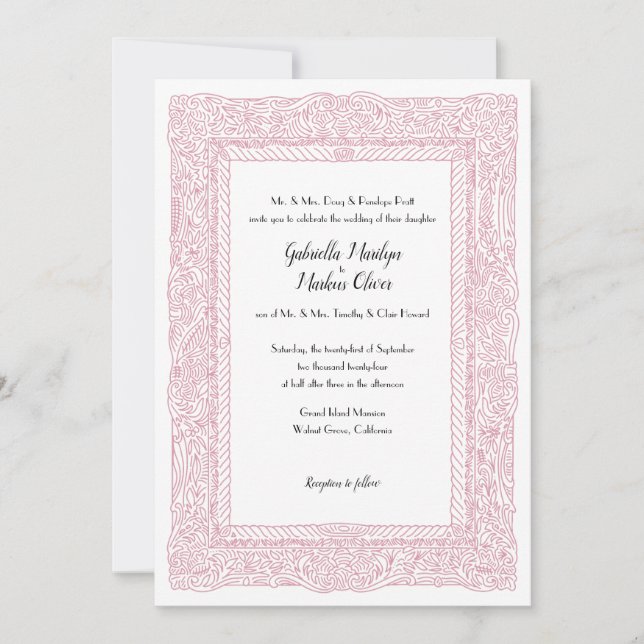 Invitation à la célébration du chef-d'oeuvre (Devant)